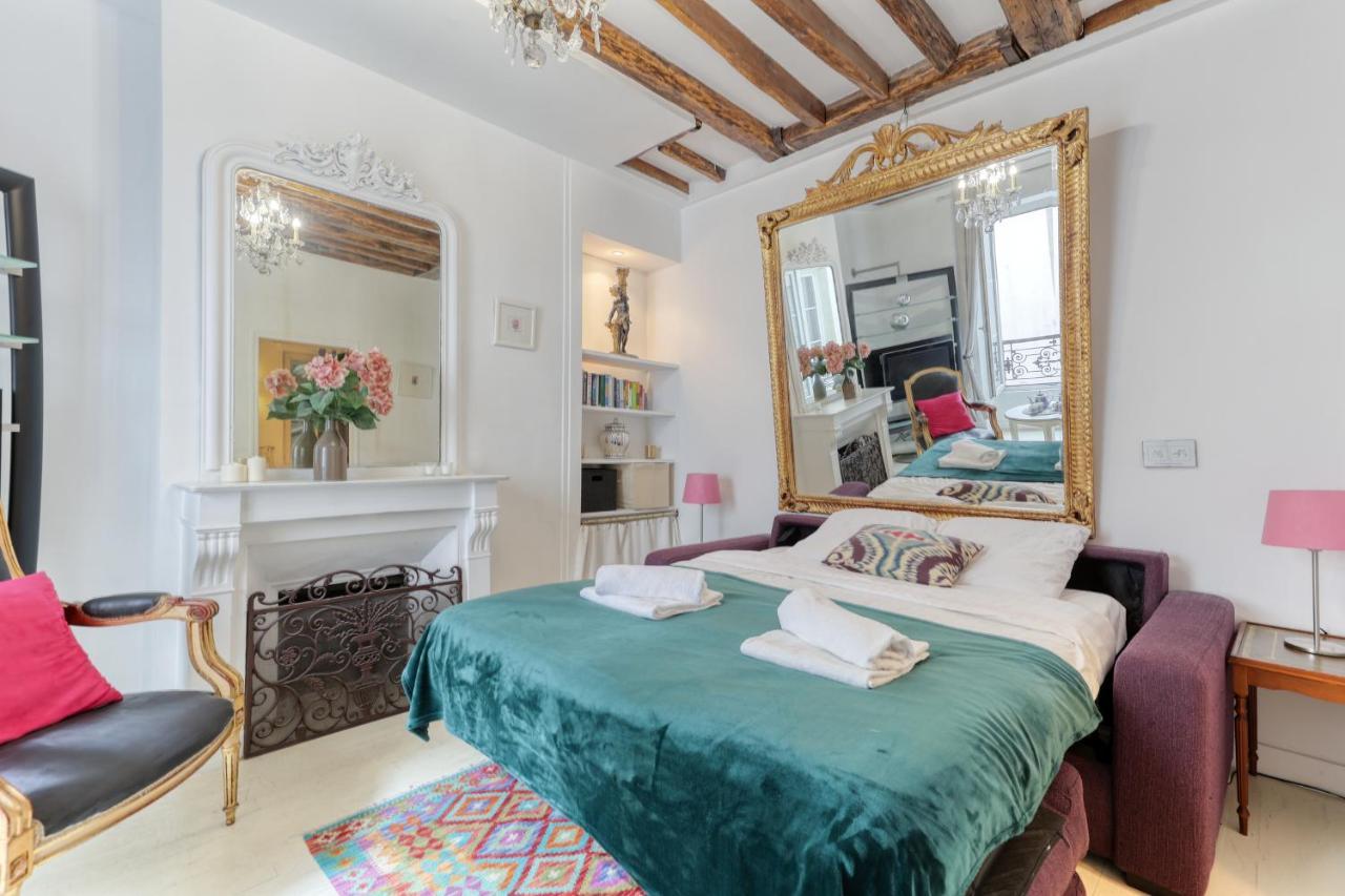 Parisian Cocoon 1Bdr Flat - Prime Loc Le Marais Appartement Buitenkant foto