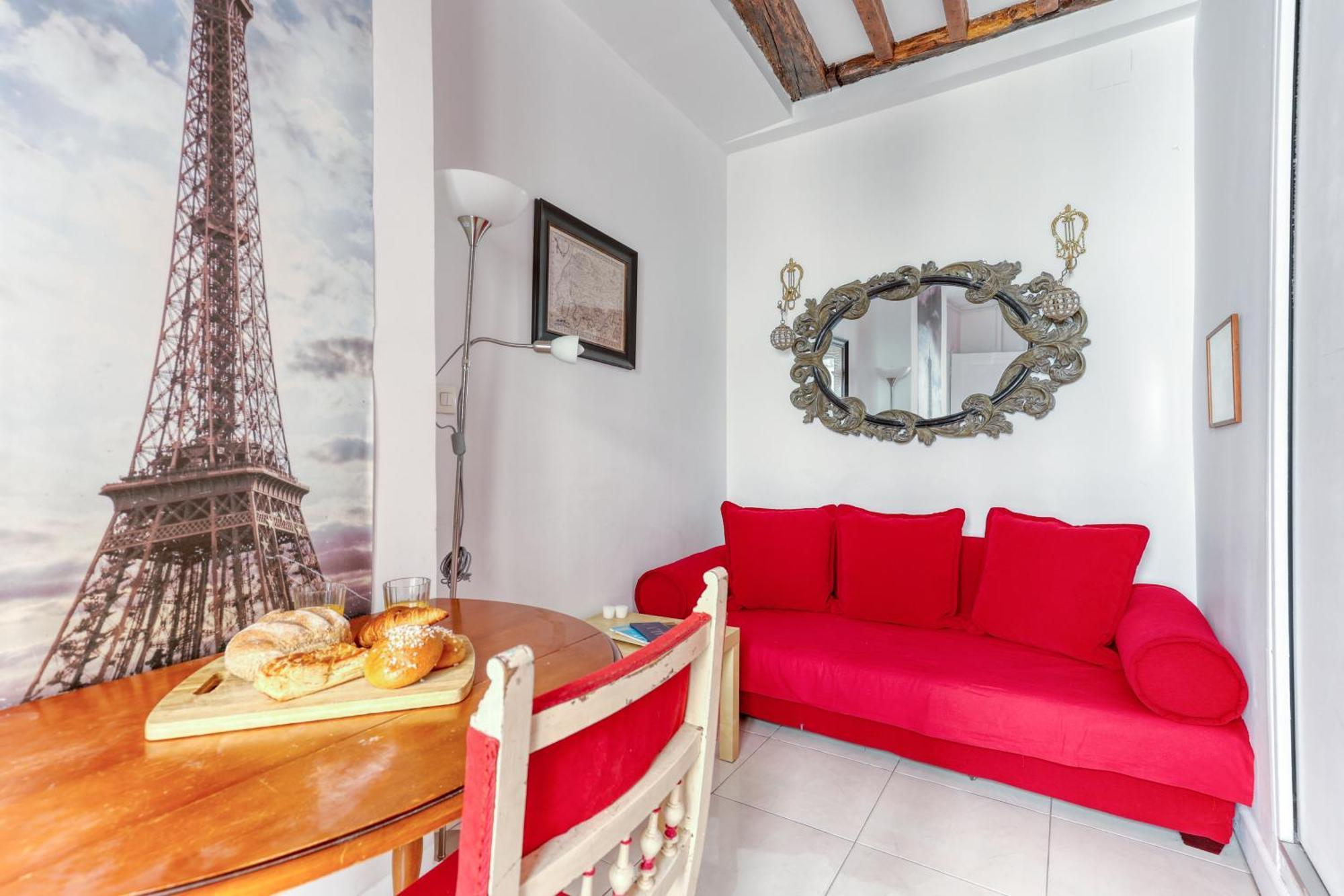 Parisian Cocoon 1Bdr Flat - Prime Loc Le Marais Appartement Buitenkant foto