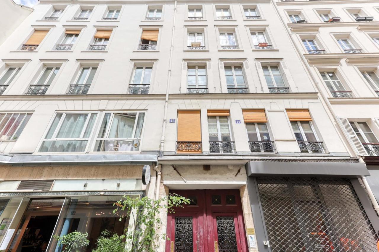 Parisian Cocoon 1Bdr Flat - Prime Loc Le Marais Appartement Buitenkant foto