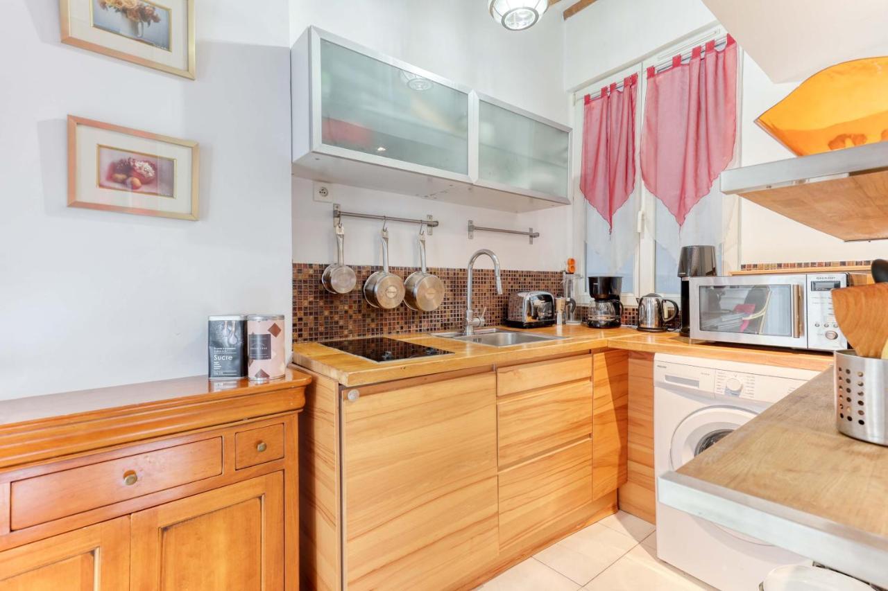 Parisian Cocoon 1Bdr Flat - Prime Loc Le Marais Appartement Buitenkant foto