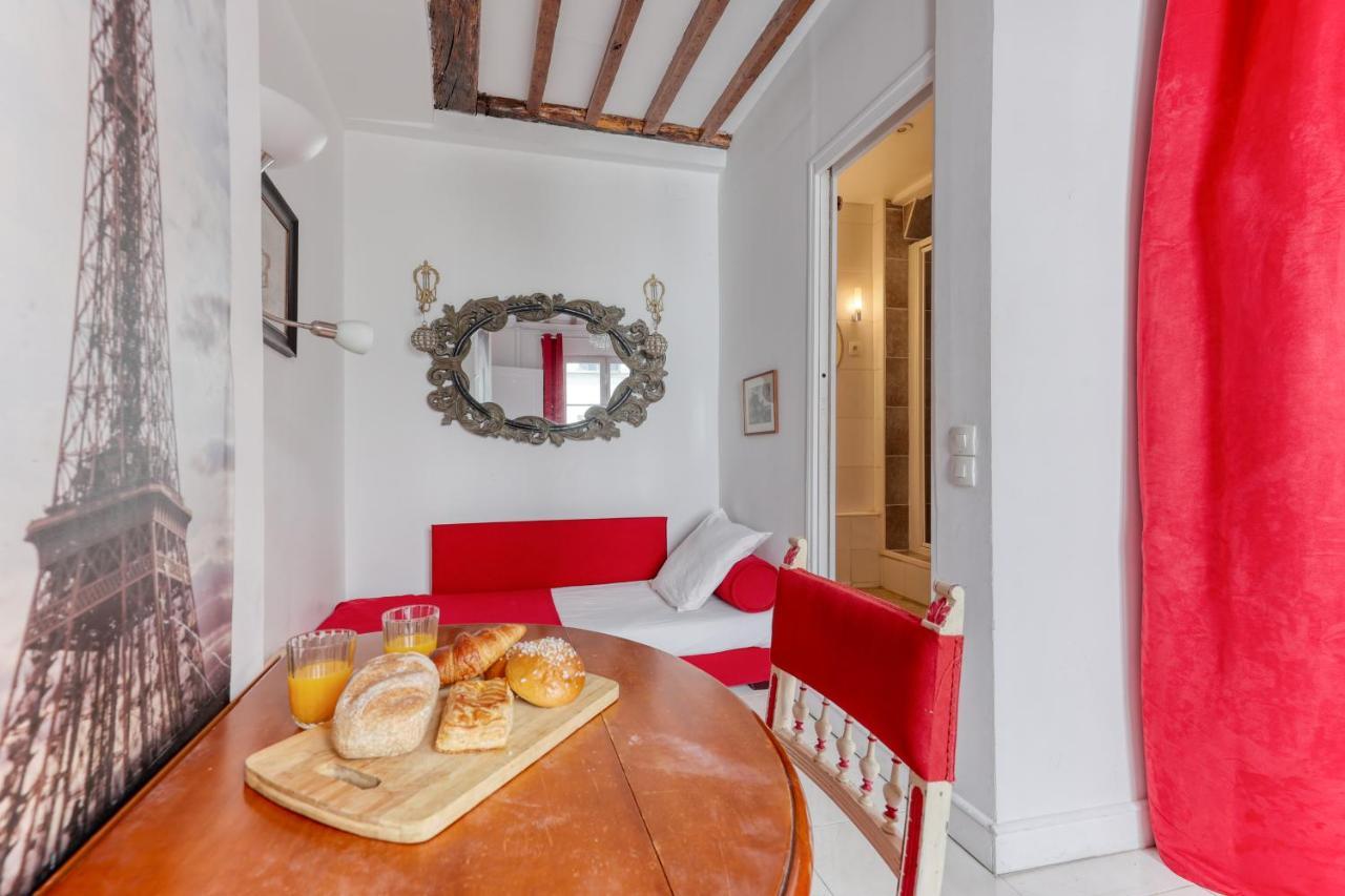 Parisian Cocoon 1Bdr Flat - Prime Loc Le Marais Appartement Buitenkant foto